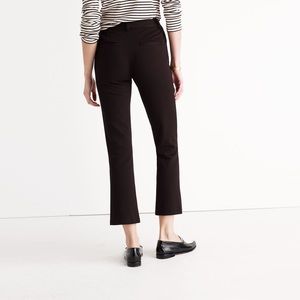 Madewell Cali black Demi- boot crop pant